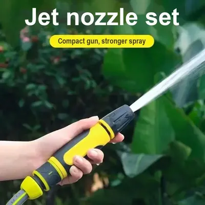 Adjustable Garden Hose Spray Nozzle Set