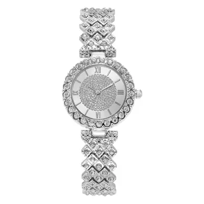 Roses Gold Cross Diamond Bracelet Set for Women