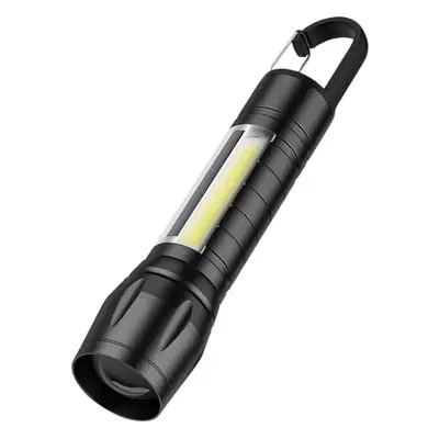 Rechargeable T6 Flashlight with Type-C Cable & Plastic Case