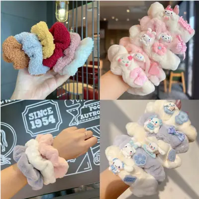 New Arrival: Soft Plush Hair Ring for Girls