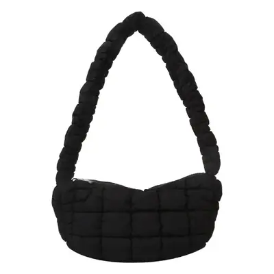 Pink Cotton Shoulder Bag for Women 2024 Winter