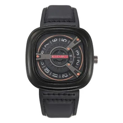 Cassen Rui Orange Skeleton Watch for Men