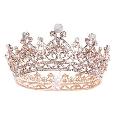 Hot Rhinestone European Bride Crown for Makeup & Baroque Dress