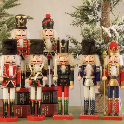 Wooden Nutcracker Christmas Decor for Home