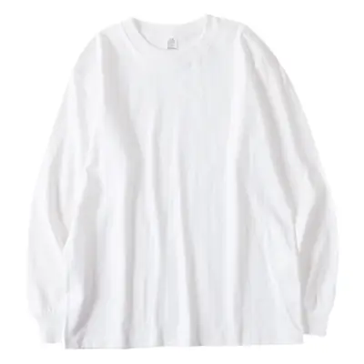 Men Cotton 250g Round Neck T-Shirt White