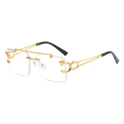 Square Frame Gold Gradient Sunglasses C3