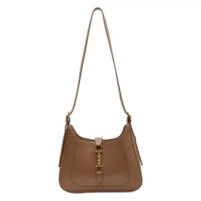 Women's Brown Leather Shoulder Bag 2023 Winter New Arrival