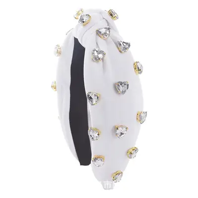 Diamond Encrusted Knotted Headband for Women