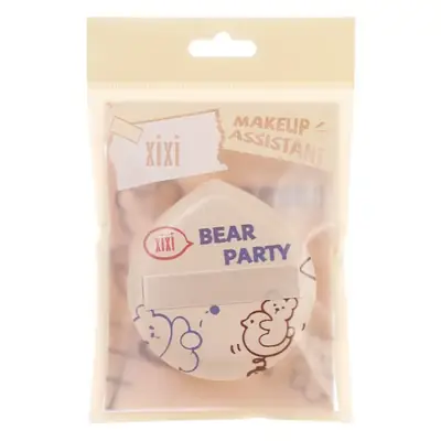 Bear Party Makeup Tools & Powder Set