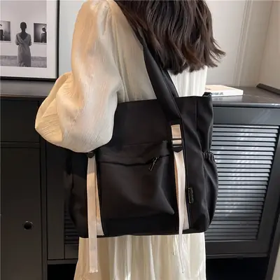 Women Canvas Crossbody Bag Large Capacity 2026