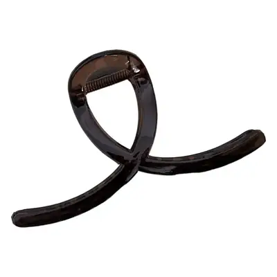 Black Tea Coffee Hair Grip Clip Half Tied