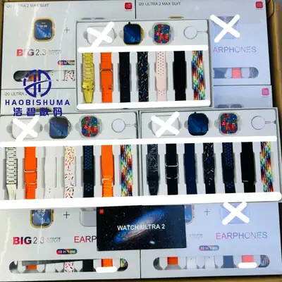 Cross-Border Smart Watch 2.3 Screen Bluetooth Headset 10-in-1 Set