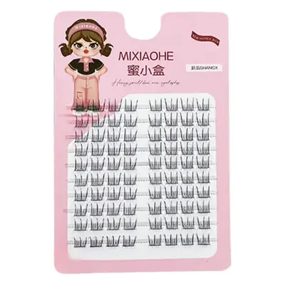 Korean Girl Group Idol Fake Eyelashes 10 Rows Clear