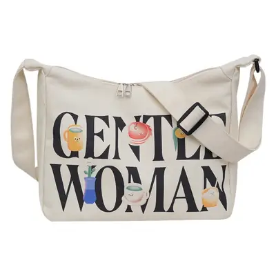 Ins Printed Cartoon Canvas Crossbody Bag Female Thailand