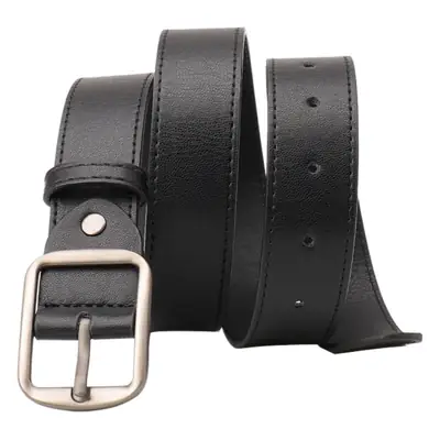 Women's Black Pin Buckle Belt Denim Style Casual Belt