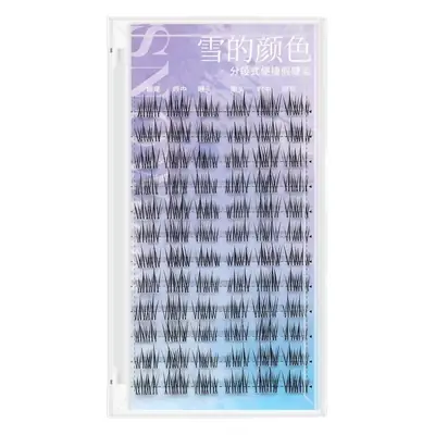 Double Pointed Sunflower False Eyelashes Cat Elf Natural Artificial Thick Single Cluster Lazy Series Little Devil Eyelashes