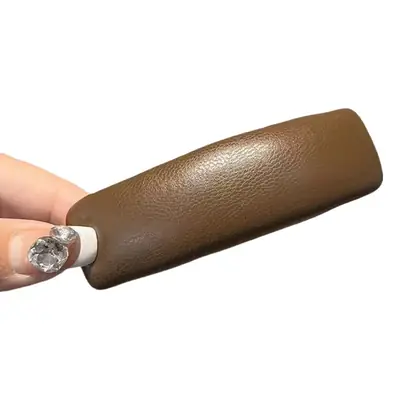 Brown Houndstooth Hairpin Clip for Women