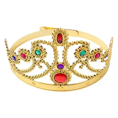 Electroplated White Crown for Girls Halloween Jewelry