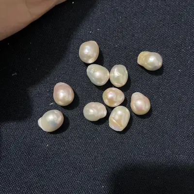 Natural Freshwater Pearl Drops 10 Pcs