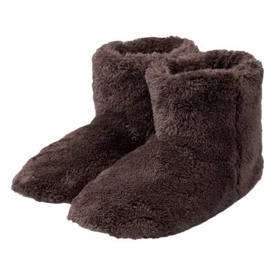 New autumn and winter couple Japanese High Boots bag heel confinement shoes coral velvet indoor boots home cotton shoes warm boots