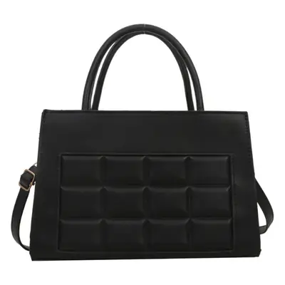 Korean Style Plaid Bag for Women Brown 2023