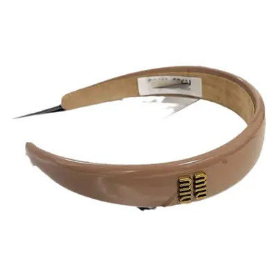 Pink Leather Headband for Women with French Ins Design
