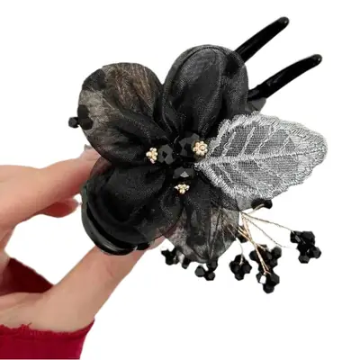 Black & Gold Hair Accessories for Women