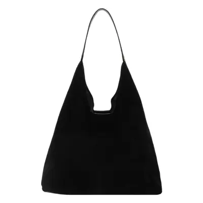 Black Retro Frosted Shoulder Bag for Women 2023