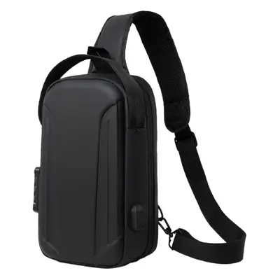 Men Waterproof Crossbody Bag with Multiple Compartments