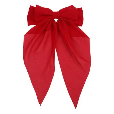 Lilac Bow Hairpin for Women with Spring Clip
