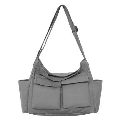 New Japanese Style Large Capacity Black Shoulder Bag
