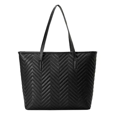 Women's Embroidered Water Ripple Tote Bag Large Capacity