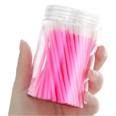 100pcs Disposable Lip Brush Stick Makeup Brush