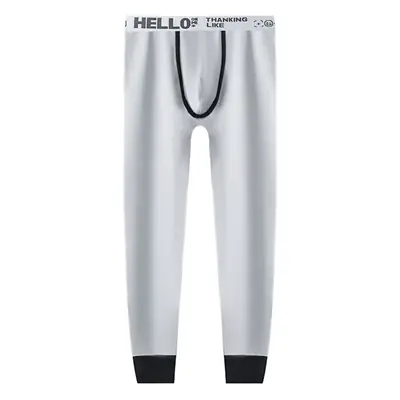 A generation of men's fleece-lined thickened warm pants winter leggings youth velvet pants men's autumn pants P042