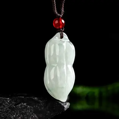 Natural Burmese Jadeite Pendant for Women