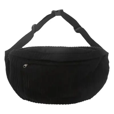 Japanese Corduroy Women's Crossbody Bag Black Brown White