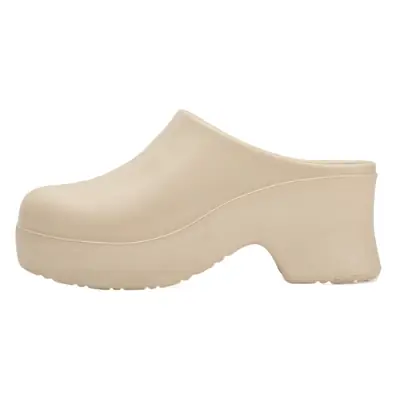 Women's Beige Eva Half-Heel Slippers High Platform