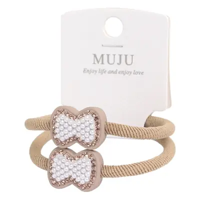 20 Pack Pearl Bow Hair Ropes for Girls