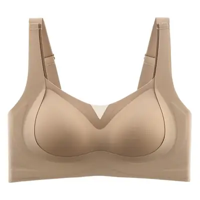 Small V-Neck Push Up Bra Wireless Adjustable Soft Support