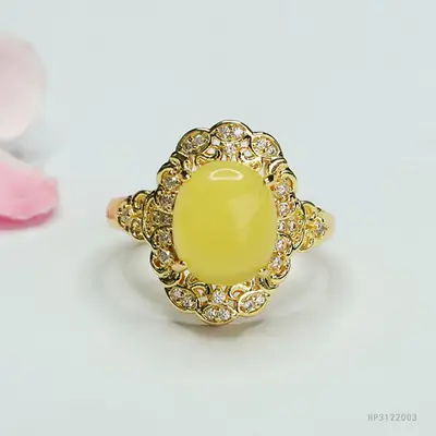 Guan Yu Amber Ring for Women S3122003