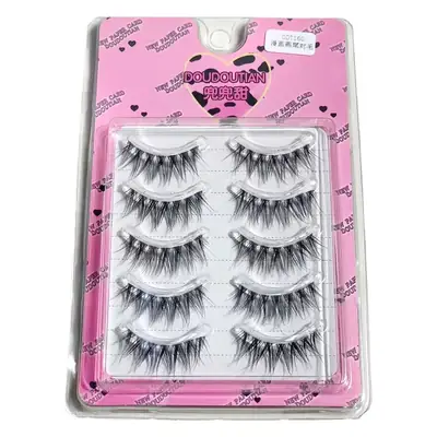 False Eyelashes for Women with Transparent Stems