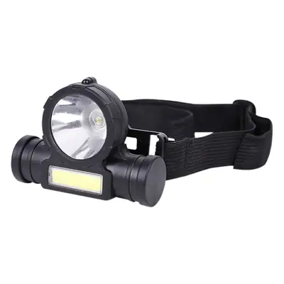 Rechargeable Head-mounted Flashlight with Orange Lens