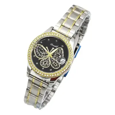 Women's Butterfly Dial Quartz Watch Silver 2024