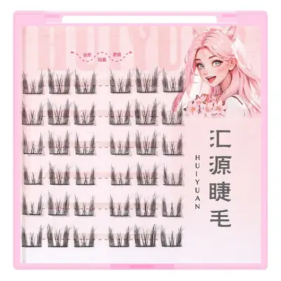 Glue-Free False Eyelashes 6 Pairs Self-Adhesive