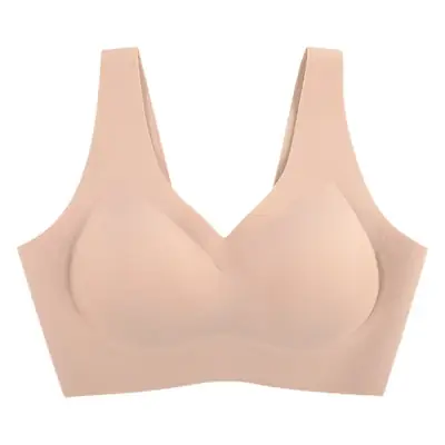 Black Fixed Cup Seamless Underwear Women
