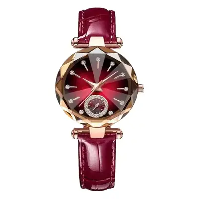Diamond Encrusted Women's Watch with Rose Gold Band