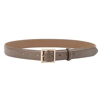 Square Buckle Genuine Leather Belt for Women 2.8"