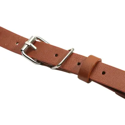 Beige Leather Crossbody Belt Waist Seal Street Dance Vest Plus Size
