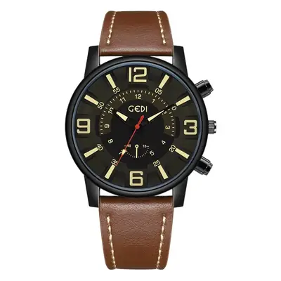 Goldie Business Men's Waterproof Quartz Watch with Cross-border Belt