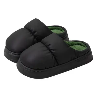 Winter Waterproof Cotton Slippers for Men Women